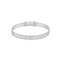 Sterling Silver Pattern Baby Bangle | Baby Jewellery UK