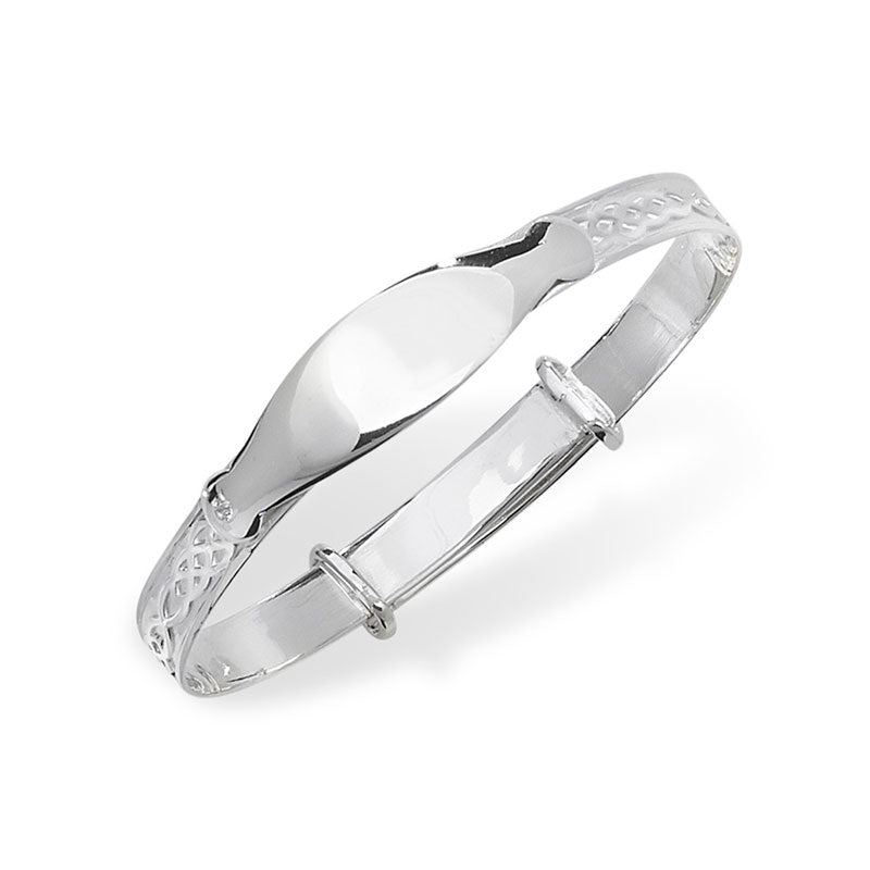 Kids ID Bangle Sterling Silver | Baby Bracelet & Jewellery UK