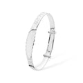 Kids 123 ID Baby Bangle | Sterling Silver Baby Jewellery UK